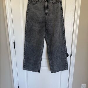 Sandrine Rose Gray Wide-Leg Jeans